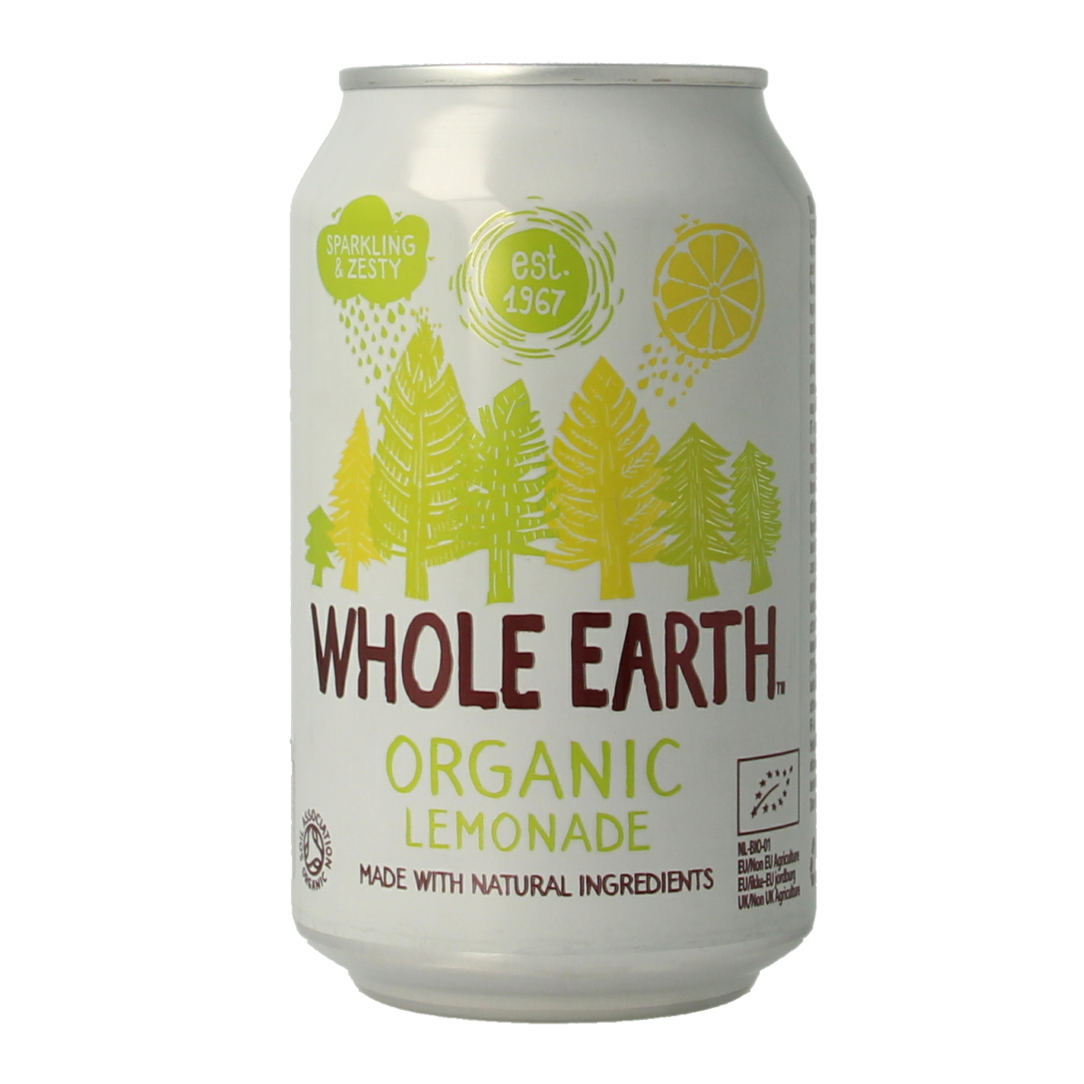 Whole Earth Sparkling lemonade  bio 330.00 Milliliter