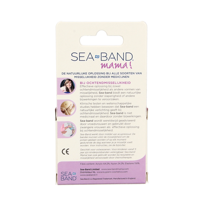 Sea Band Polsband zwangerschap roze 1 Paar