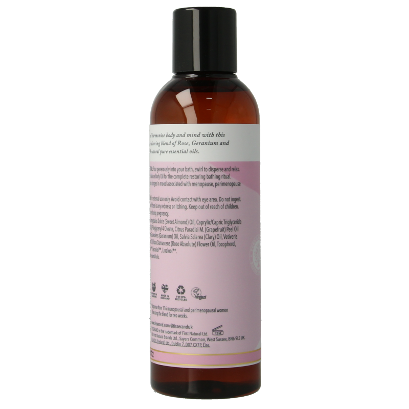 Tisserand Bath oil restore balance 200 Milliliter