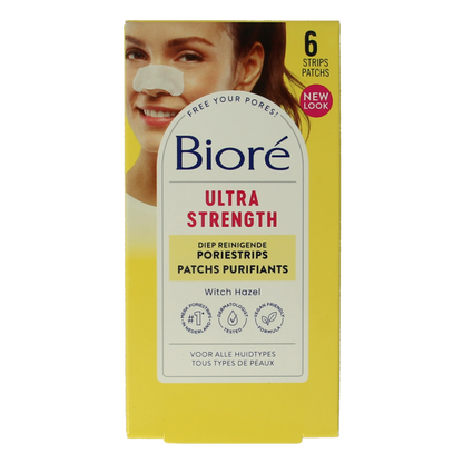 Biore Ultra diep reinigende strips 6 Stuks