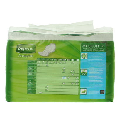 Depend Anatomic normaal 16.00 Stuks