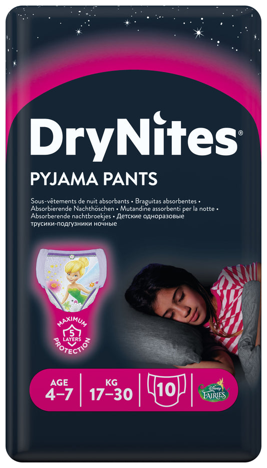 Huggies Drynites girl 4-7 jaar 10.00 Stuks
