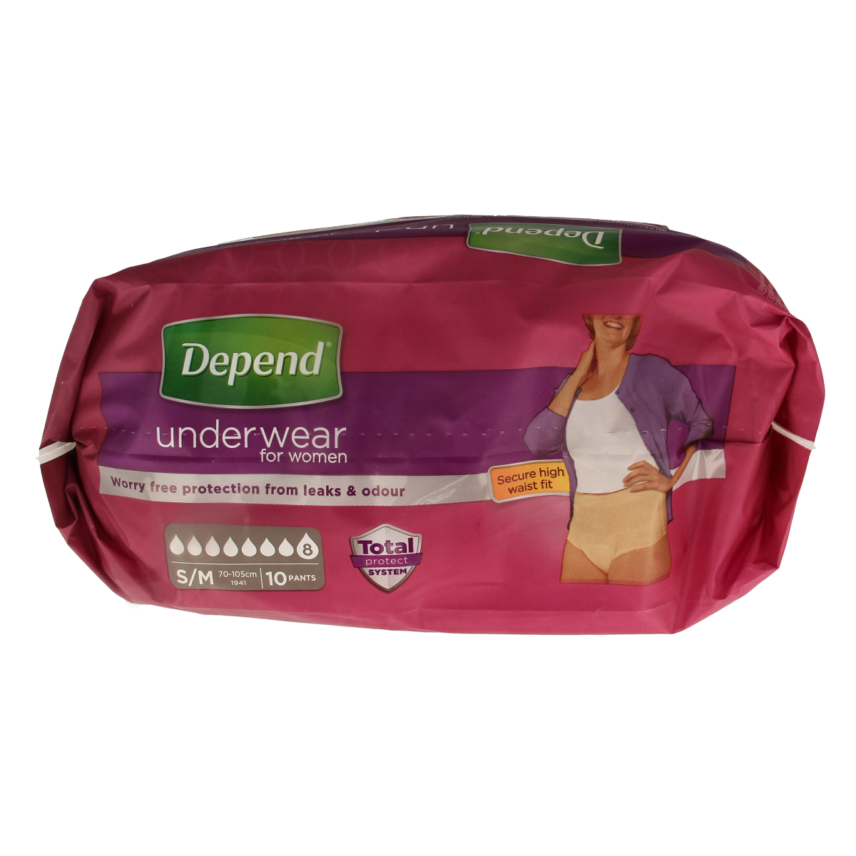 Depend Pants female super maat S/M 10.00 Stuks