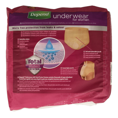 Depend Pants female super maat S/M 10.00 Stuks