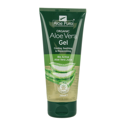 Optima Aloe pura aloe vera gel organic original 200.00 Milliliter