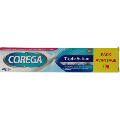 Corega Triple action kleefcreme 70.00 Gram