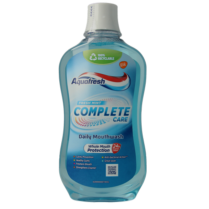 Aquafresh Mondwater complete care 500.00 Milliliter