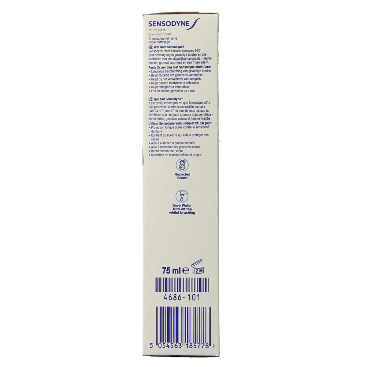 Sensodyne Tandpasta multicare 75.00 Milliliter
