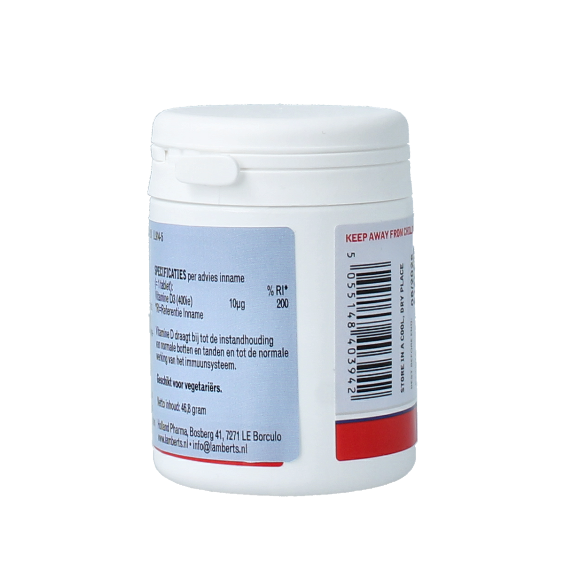 Lamberts Vitamine D3 400IE 10mcg 120.00 Tabletten