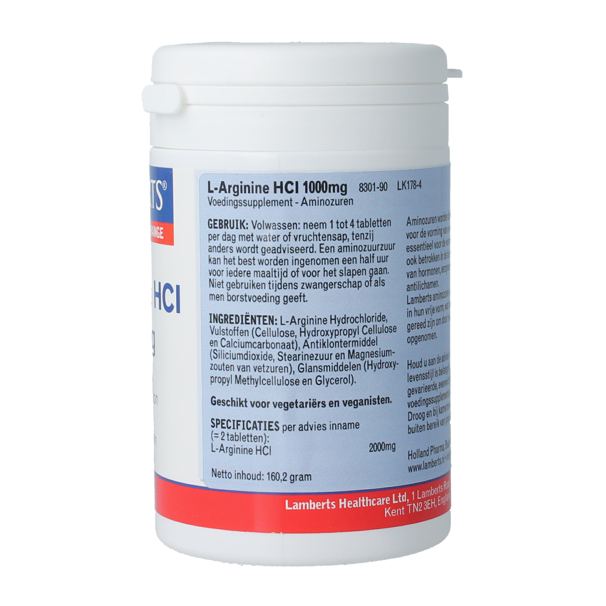 Lamberts L-Arginine 1000mg 90.00 Tabletten