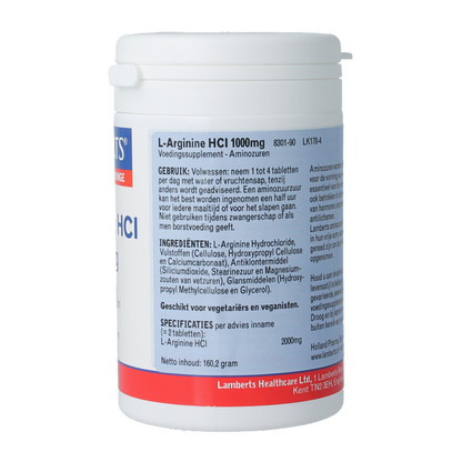 Lamberts L-Arginine 1000mg 90.00 Tabletten