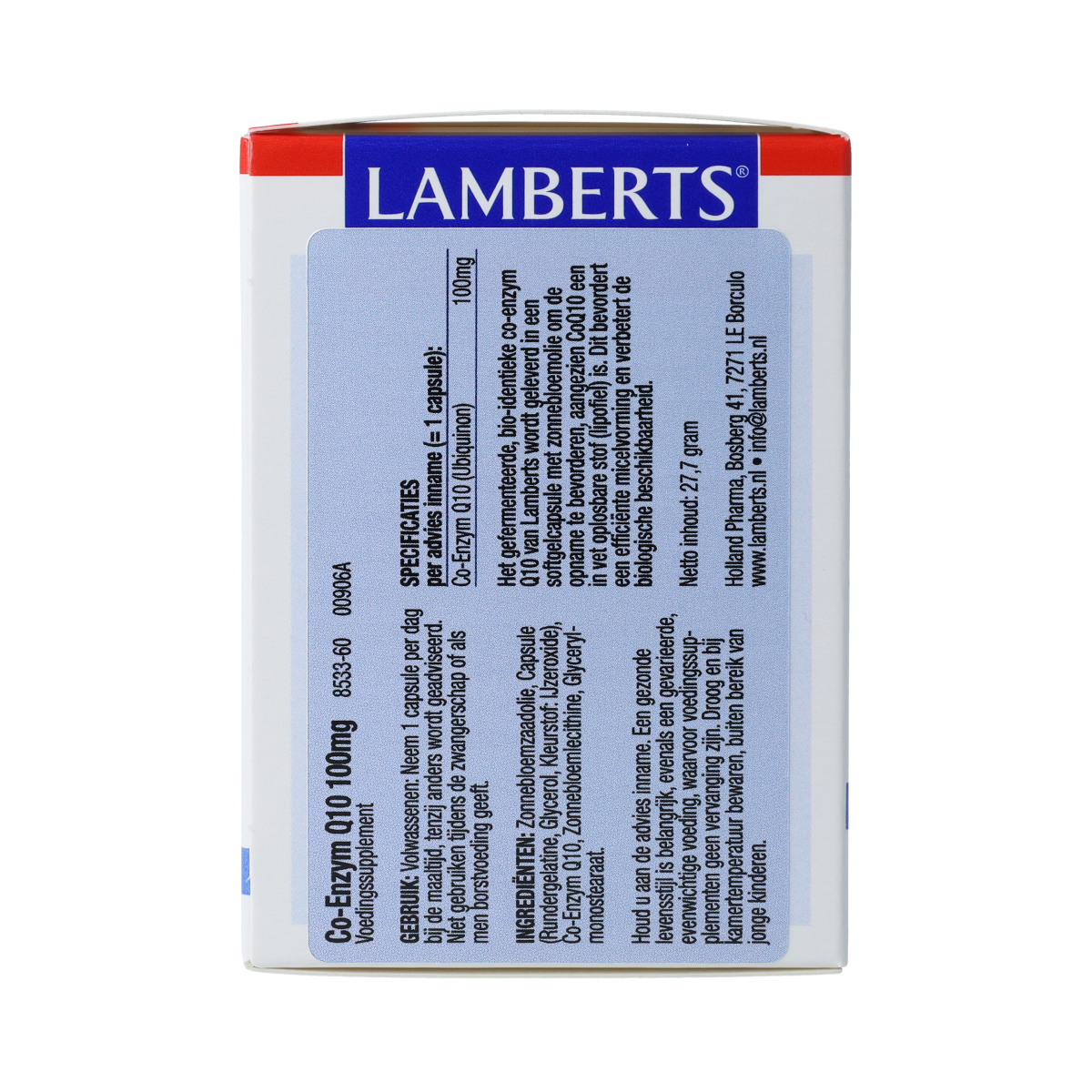 Lamberts Co enzym Q10 100mg 60.00 Capsules