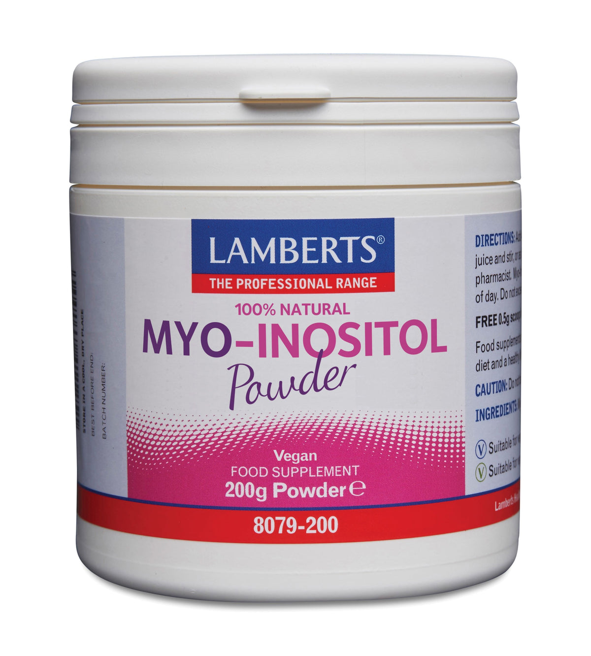 Lamberts Myo-inositol 200.00 Gram