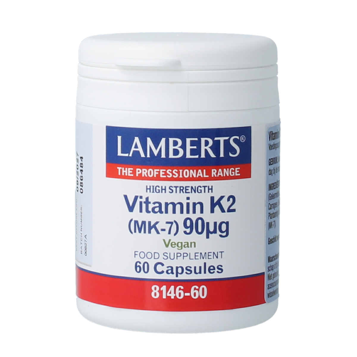 Lamberts Vitamine K2 90mcg 60.00 Capsules