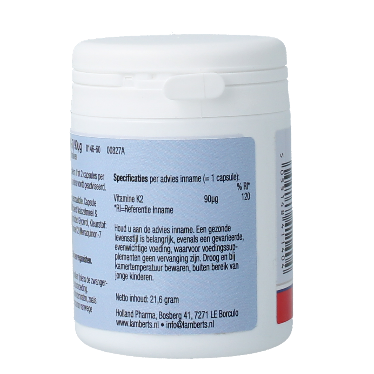 Lamberts Vitamine K2 90mcg 60.00 Capsules