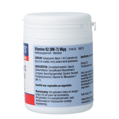 Lamberts Vitamine K2 90mcg 60.00 Capsules