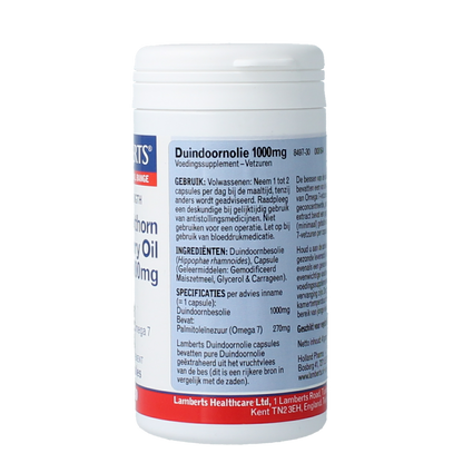 Lamberts Duindoornolie 1000mg 30.00 Capsules