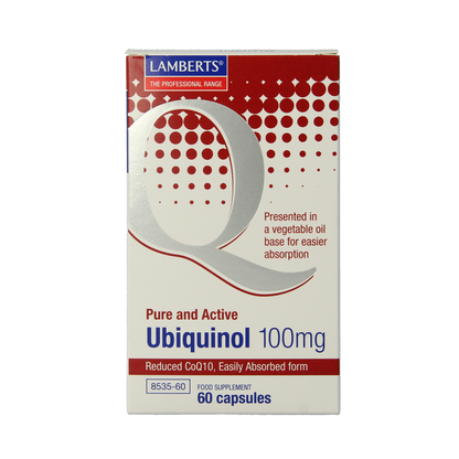 Lamberts Co enzym Q10 100mg (Ubiquinol) 60.00 Capsules