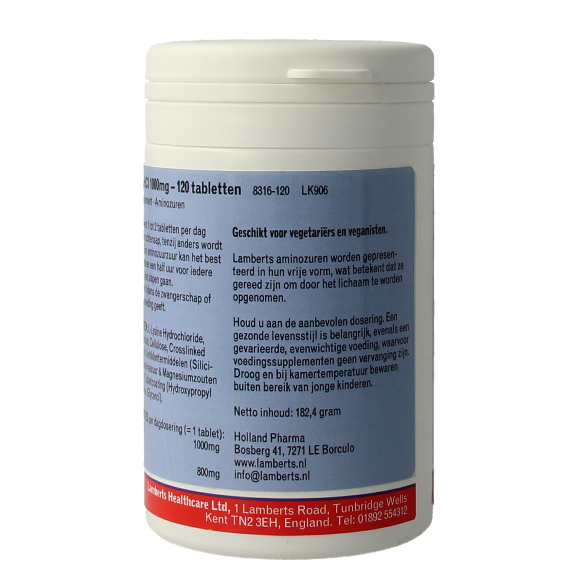 Lamberts L-Lysine 1000mg 120.00 Tabletten