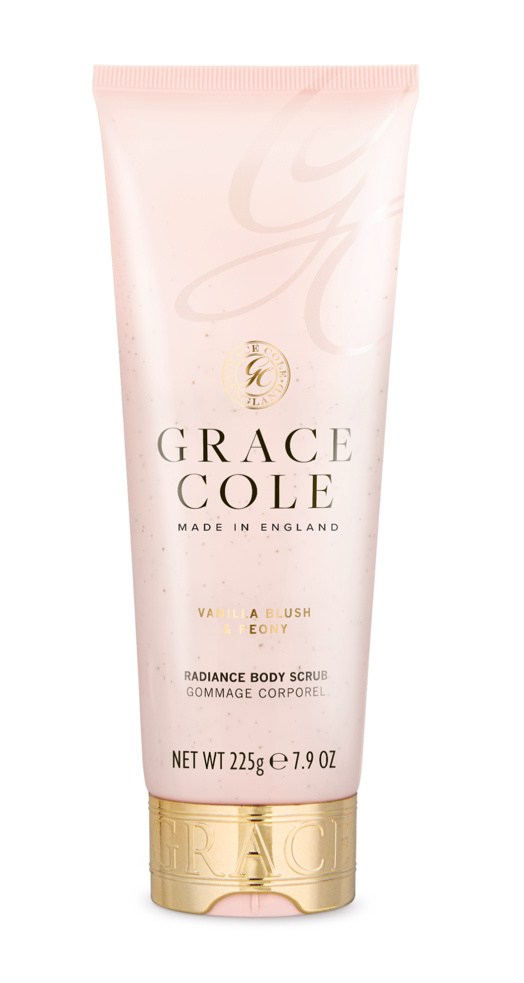 Grace Cole Vanilla blush & peony radiance body scrub 225.00 Gram