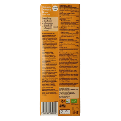 Rude Health Amandeldrank bio 1.00 Liter