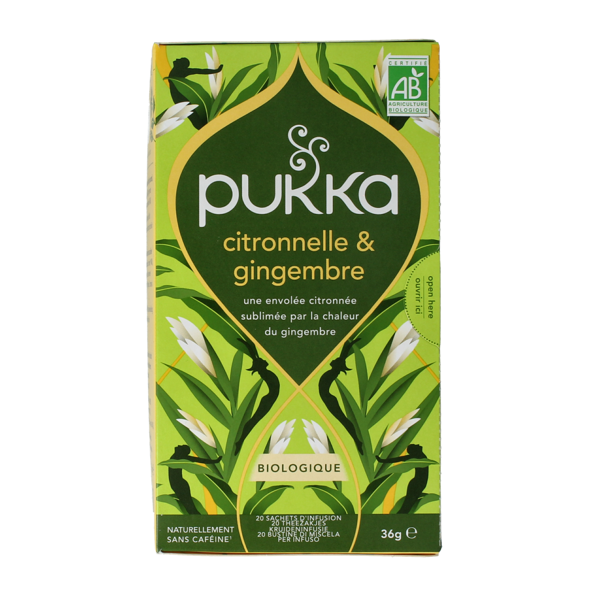 Pukka Lemongrass & ginger thee bio 20.00 Zakjes