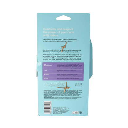 Imbue Volumising hair pick 1.00 Stuks