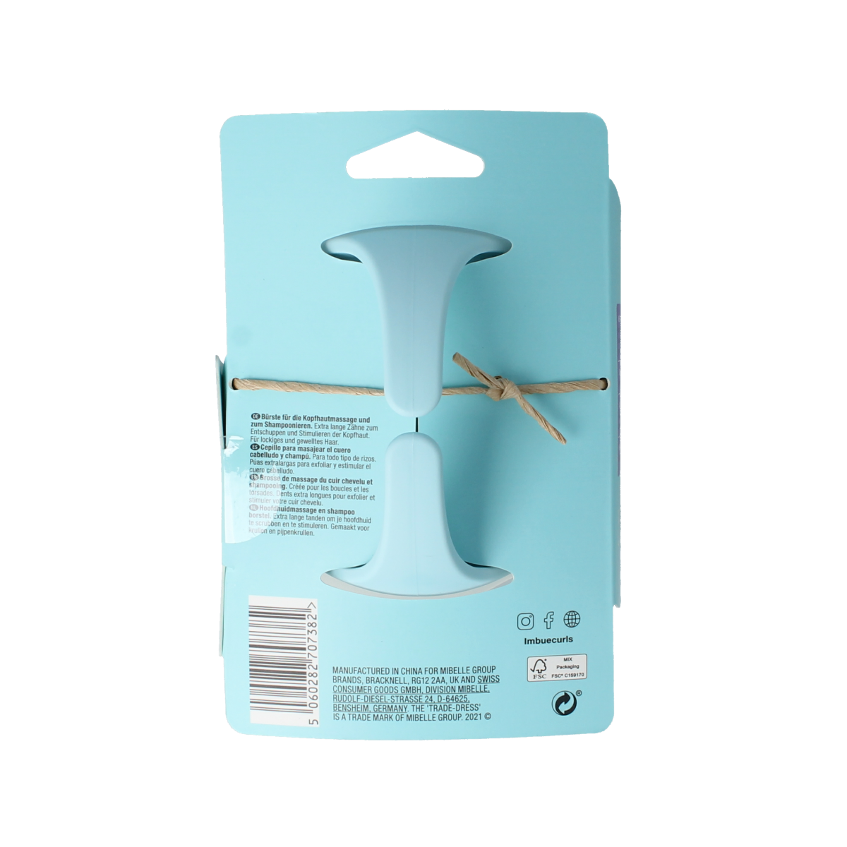 Imbue Scalp & shampoo brush 1.00 Stuks
