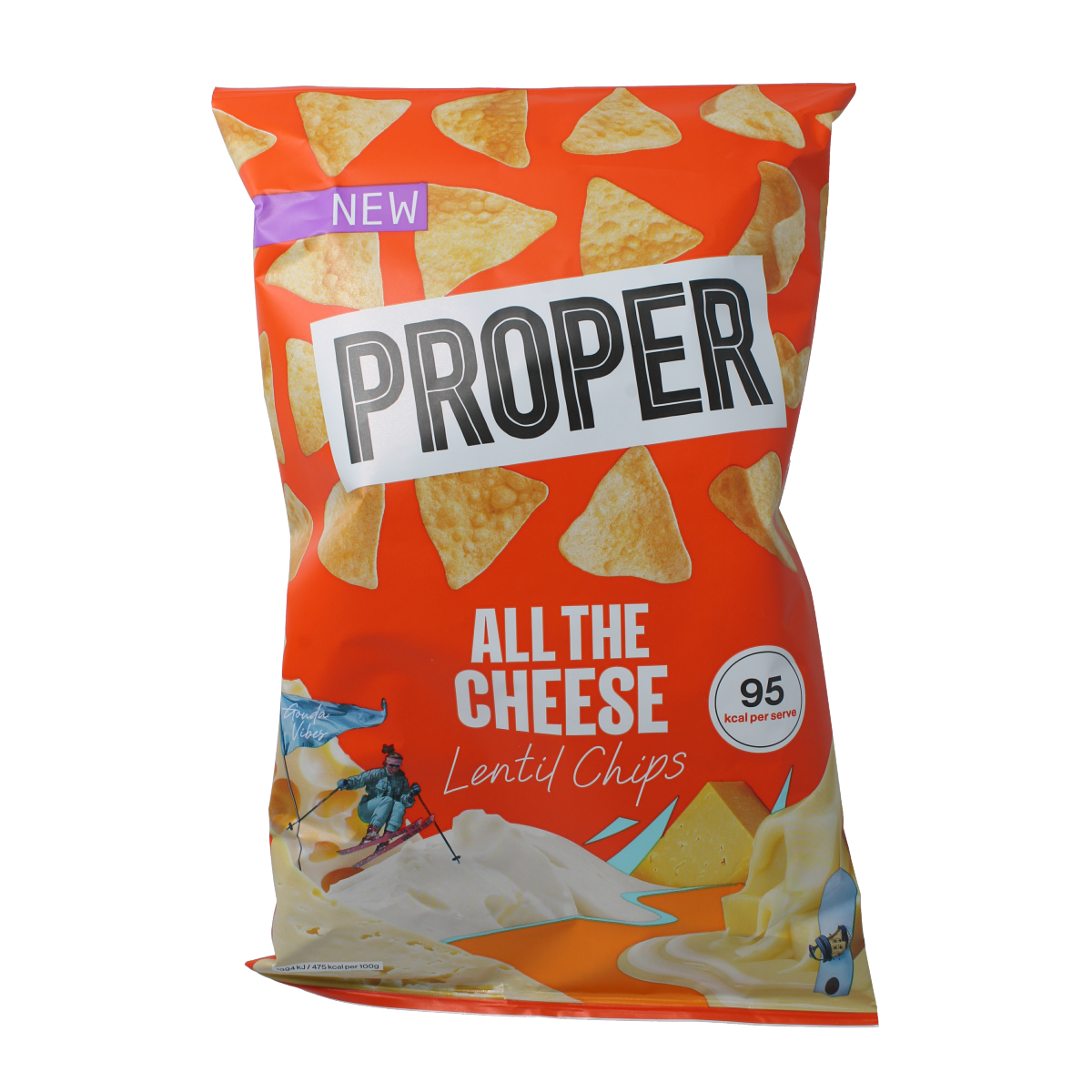 Proper Chips Chips all the cheese glutenvrij 85.00 Gram