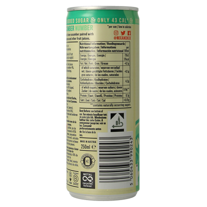 Nix & Kix Cucumber mint blikje 250.00 Milliliter