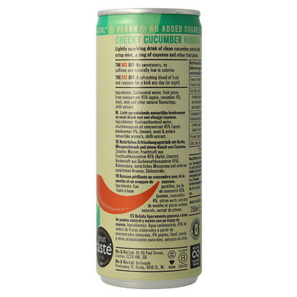Nix & Kix Cucumber mint blikje 250.00 Milliliter