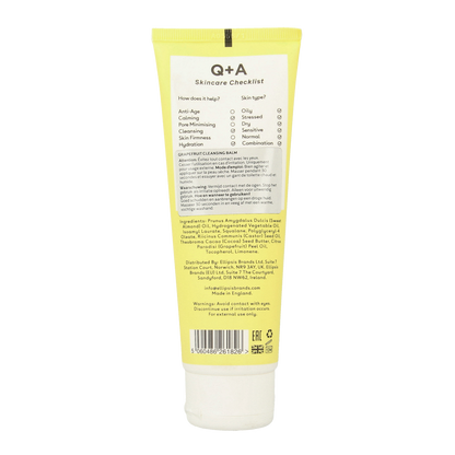 Q+A Grapefruit cleansing balm 125.00 Milliliter