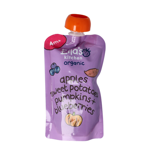 Ella's Kitchen Sweet potato pumpkin apple blueberrry 4+ mnd bio 120.00 Gram