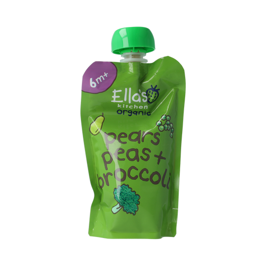 Ella's Kitchen Broccoli pears and peas 6 maanden bio 120.00 Gram