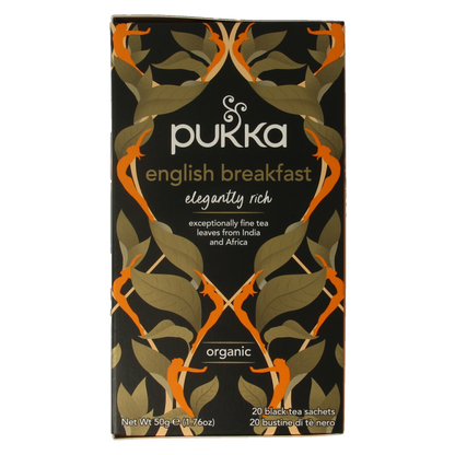 Pukka English breakfast bio 20 Zakjes