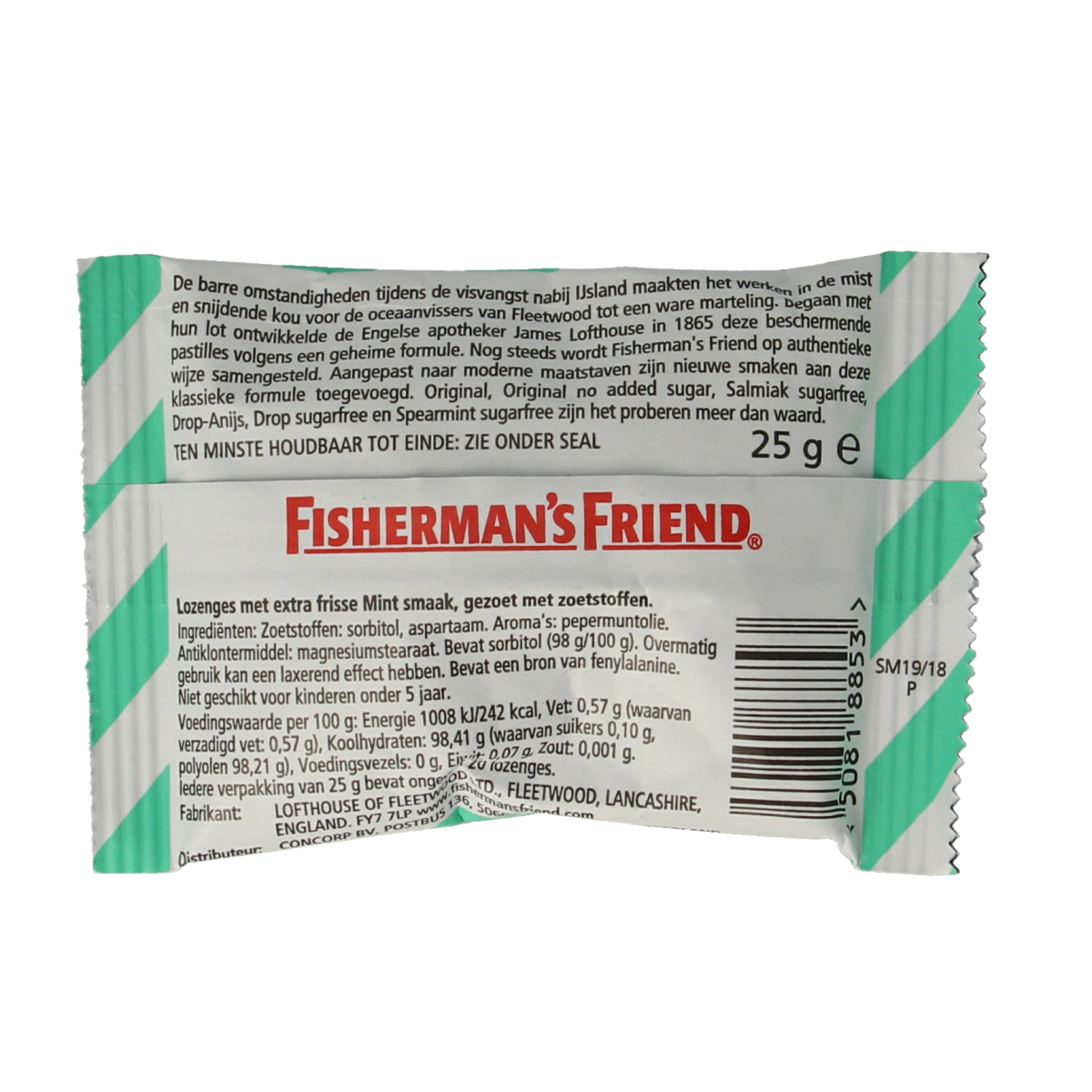 Fisherman's Friend Mint suikervrij 25.00 Gram