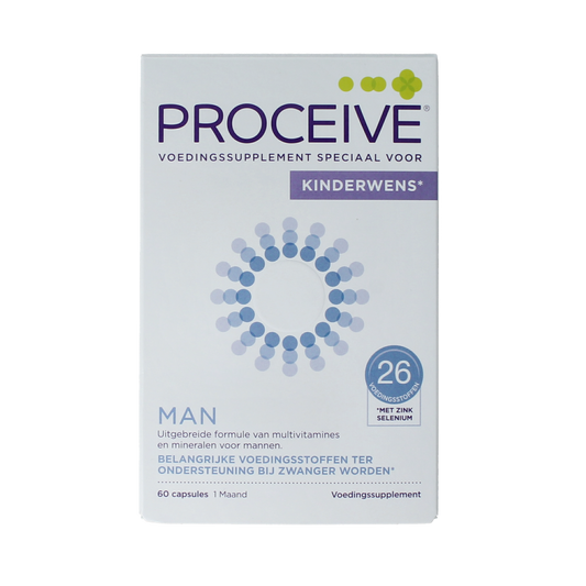 Proceive Kinderwens man 60.00 Capsules