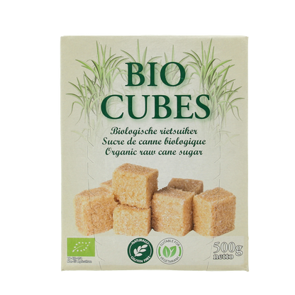 Hygiena Cubes rietsuikerklontjes bio 500.00 Gram