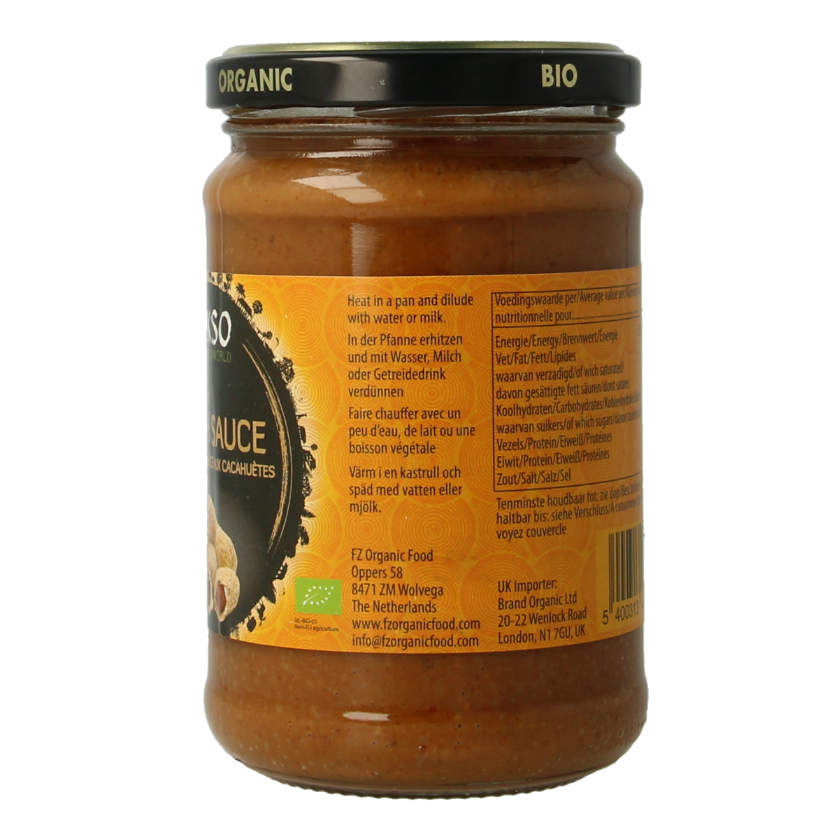 Yakso Satesaus bio 275.00 Gram