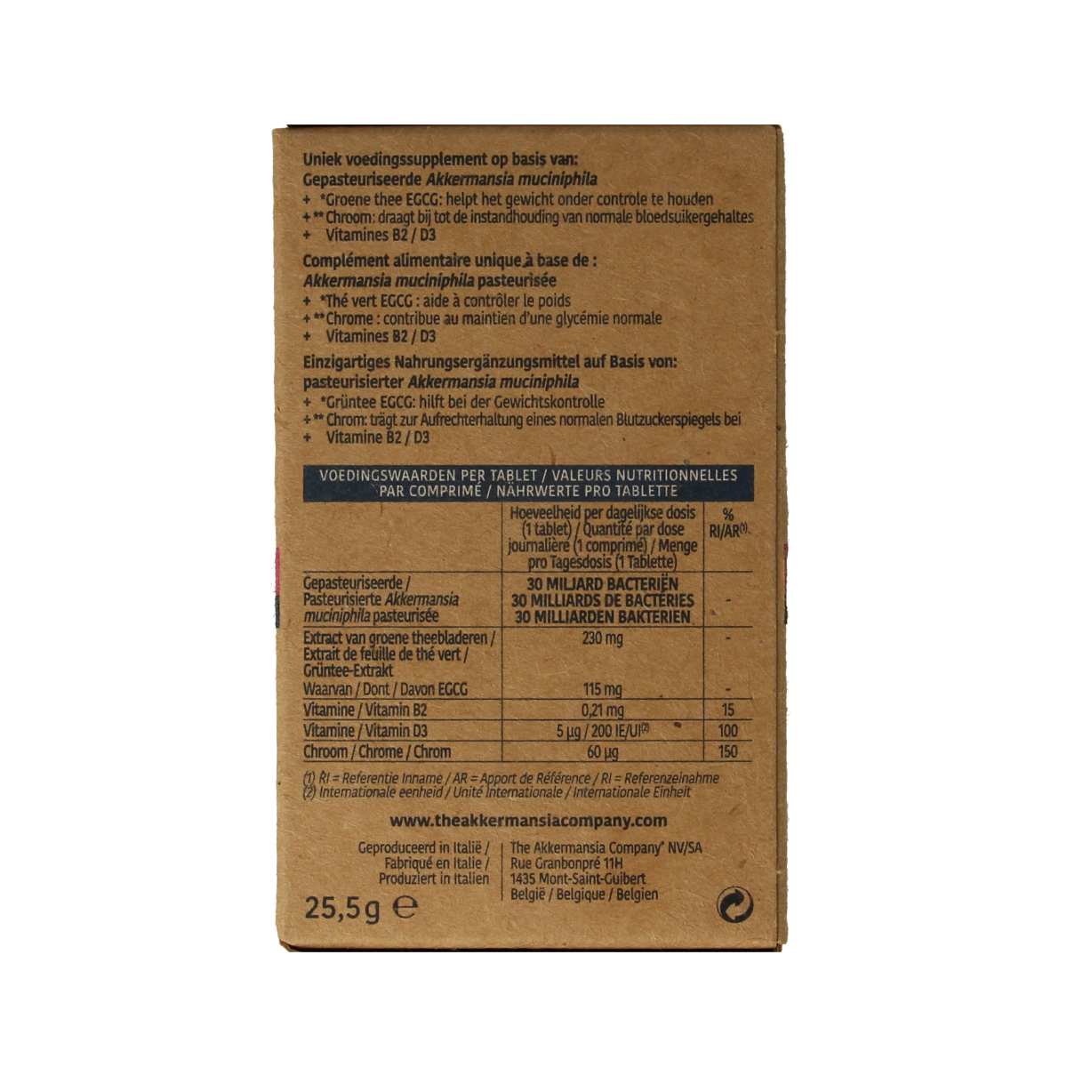 Akkermansia Akkermansia gewichtscontrole V2 NFD 30.00 Tabletten