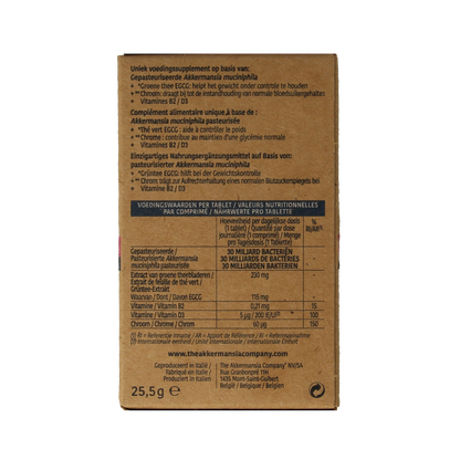 Akkermansia Akkermansia gewichtscontrole V2 NFD 30.00 Tabletten
