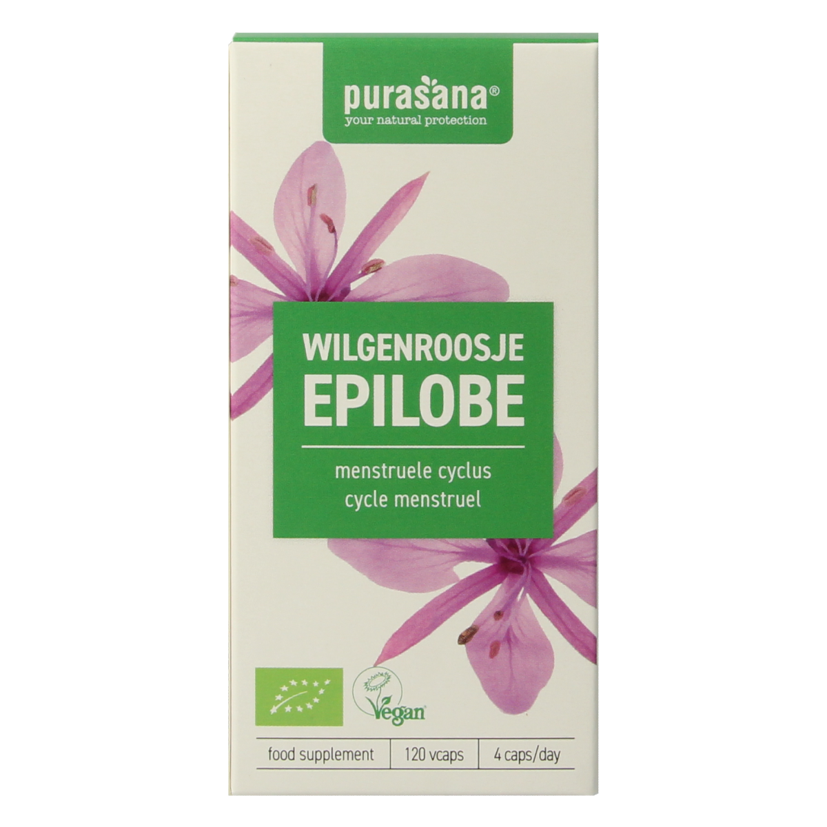 Purasana Wilgenroosje vegan bio 120.00 Vegetarische capsules