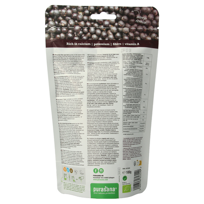 Purasana Acai bessen poeder vegan bio 100.00 Gram