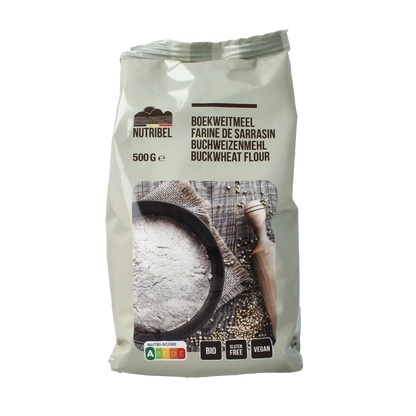 Nutribel Boekweitmeel glutenvrij bio 500.00 Gram