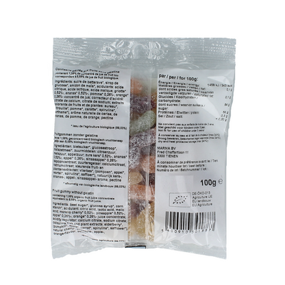 Nutribel Fruitwormen bio 100.00 Gram