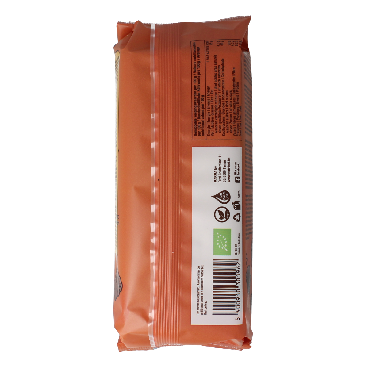 Nutribel Kinderkoekjes chocolade bio 140.00 Gram