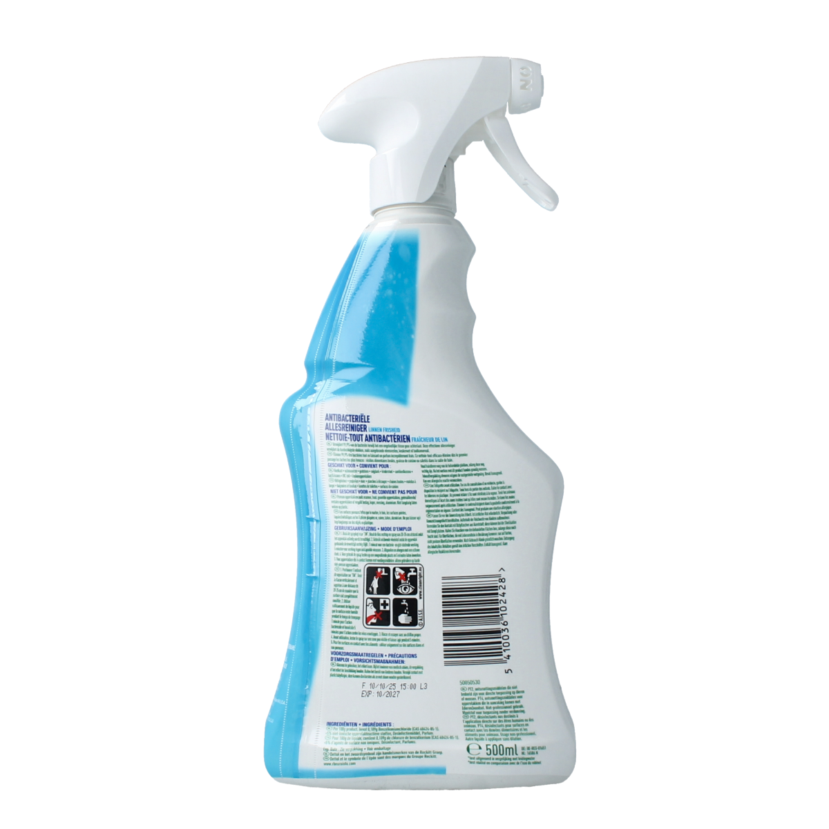 Dettol Allesreiniger power & fresh katoenfris spray 500.00 Milliliter