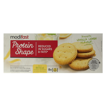 Modifast Proteine shape biscuits vanilla and lemon 156.00 Gram