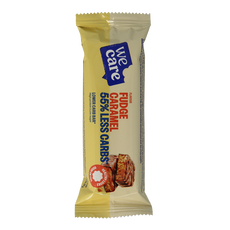 WeCare Lower kcal/carb bar fudge caramel 60 Gram