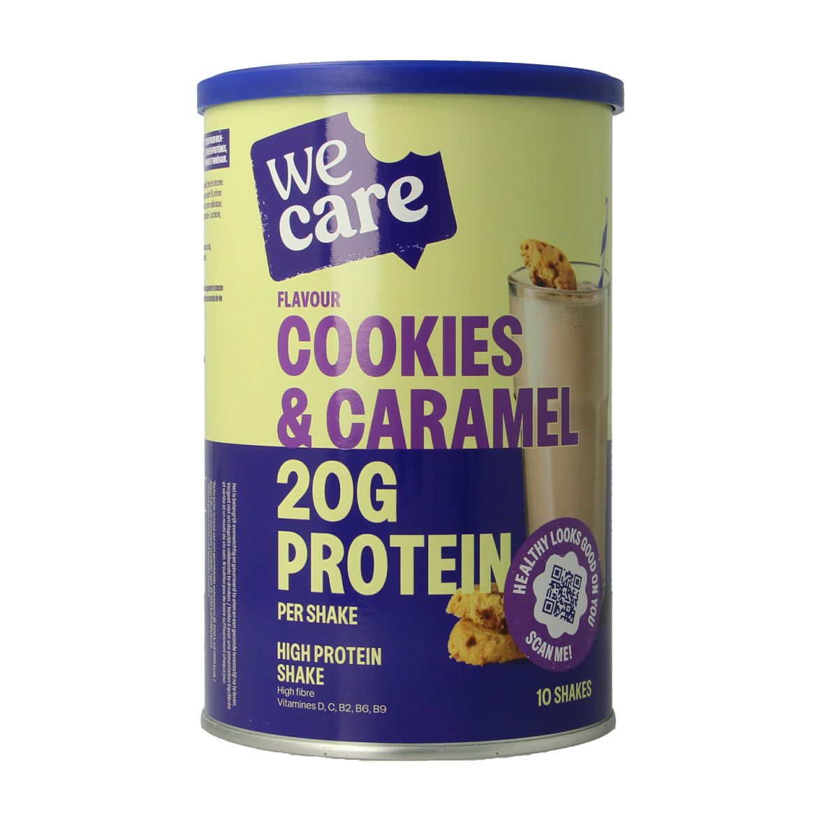 WeCare High protein shake cookies & caramel 340.00 Gram
